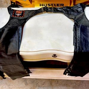 Interstate leather chaps. Size S